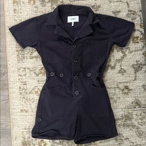 Pistola Parker Romper in Charcoal